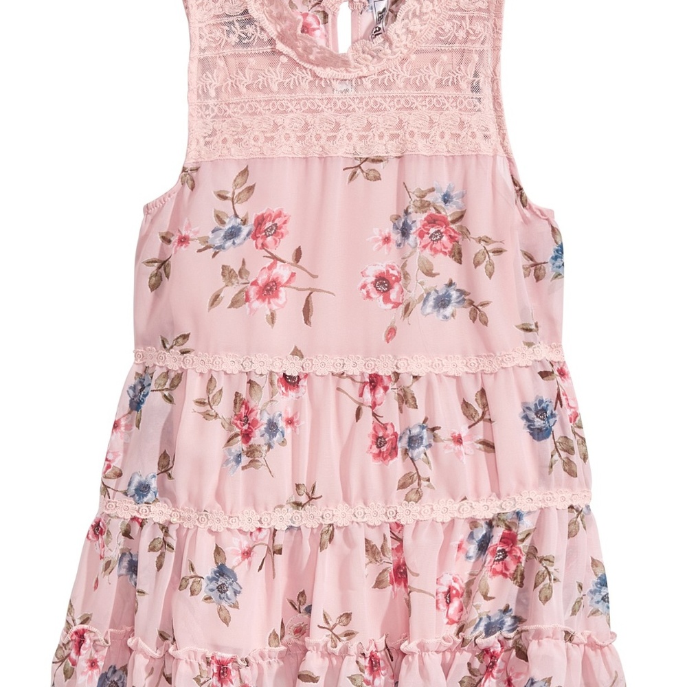 Floral-Print Ruffle Top